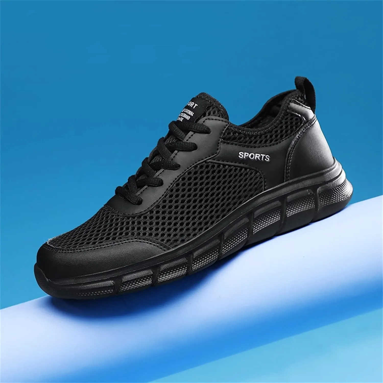 Men's Non Slip Tennis Sneakers Lightweight Breathable Walking Shoe Gym Tennis Athletic Fashion Sneakers for Men