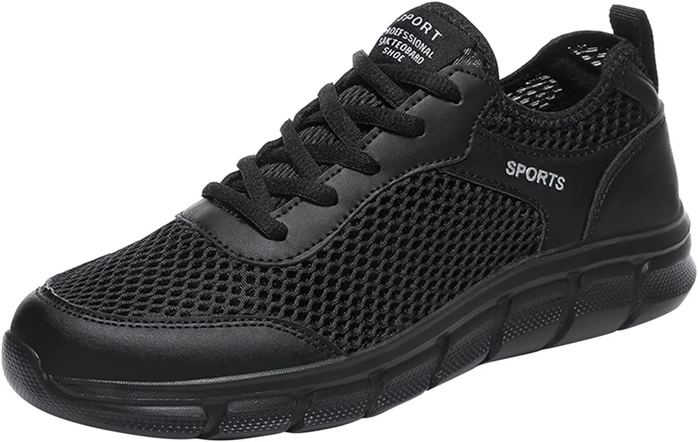 Men's Non Slip Tennis Sneakers Lightweight Breathable Walking Shoe Gym Tennis Athletic Fashion Sneakers for Men