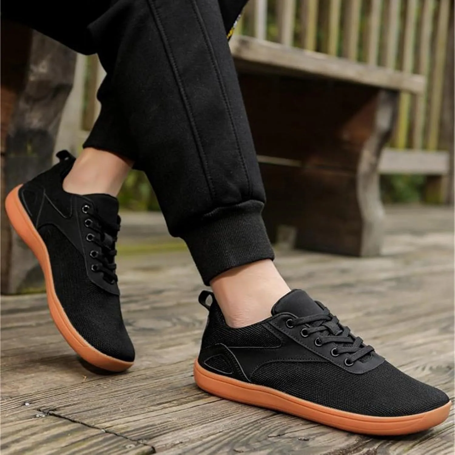Men's Orthopedic Comfortable Lace Up Shoes Breathable Casual Comfortable Walking Sneaker Casual Stretch Sneaker