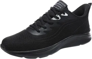 Men's Orthopedic Comfortable Lace Up Shoes Lightweight Breathable Walking Shoe Gym Tennis Men's Recovery Shoes