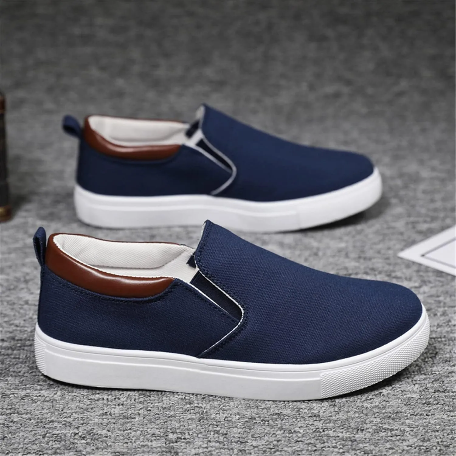 Men's Orthopedic Comfortable Slip-On Shoes Comfortable Lightweight Casual Walking Shoe Convenient Slip On Shoes