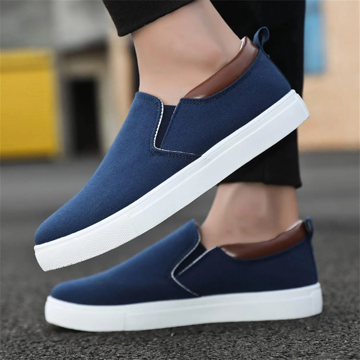 Men's Orthopedic Comfortable Slip-On Shoes Comfortable Lightweight Casual Walking Shoe Convenient Slip On Shoes