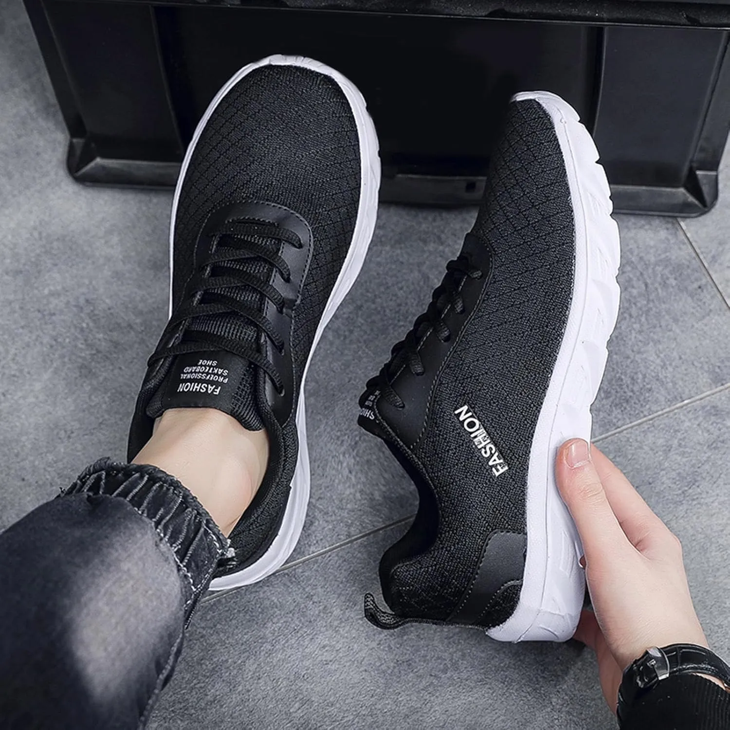 Men's Orthopedic Comfortable Slip-On Shoes Comfortable Lightweight Casual Walking Shoe Lightweight Hiking Shoes