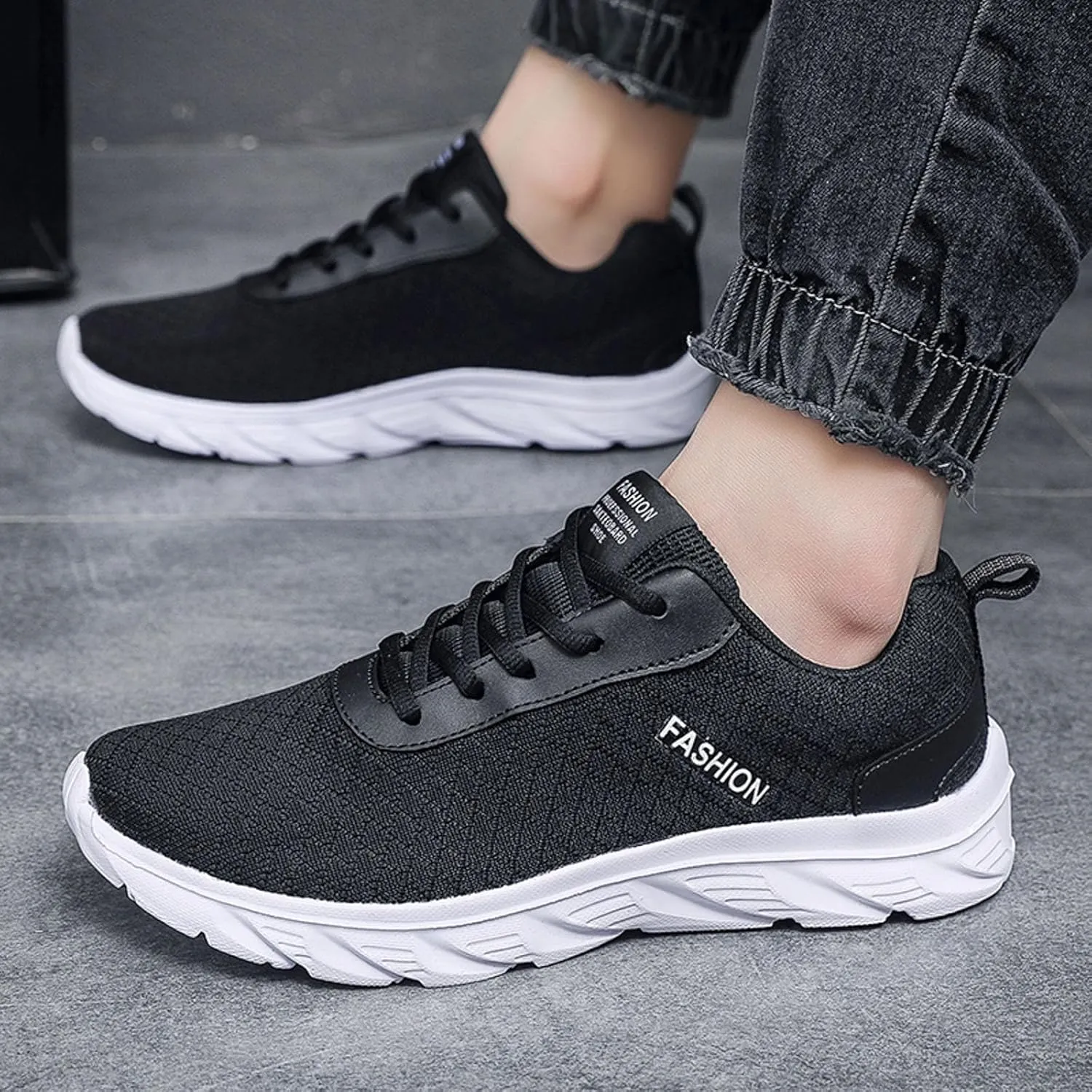 Men's Orthopedic Comfortable Slip-On Shoes Comfortable Lightweight Casual Walking Shoe Lightweight Hiking Shoes