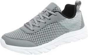 Men's Orthopedic Comfortable Slip-On Shoes Lightweight Breathable Slip on Running Shoe Memory Foam Hiking Shoes