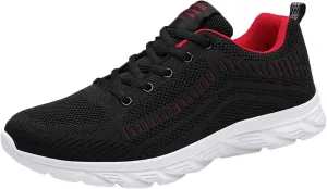 Men's Running Shoes Non Slip Breathable Lightweight Casual Sneakers Breathable Athletic Sports Walking Shoes