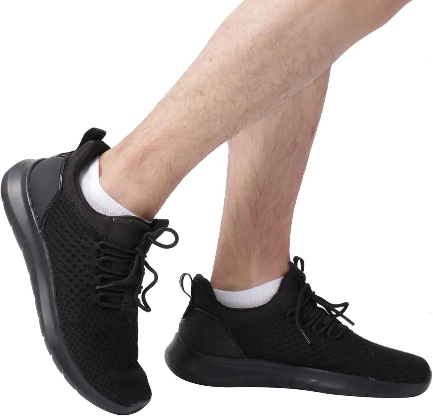 Men's Running Shoes Slip on Walking Shoes Ultra Light Breathable Mesh Non Slip Sneakers Athletic Workout Shoes