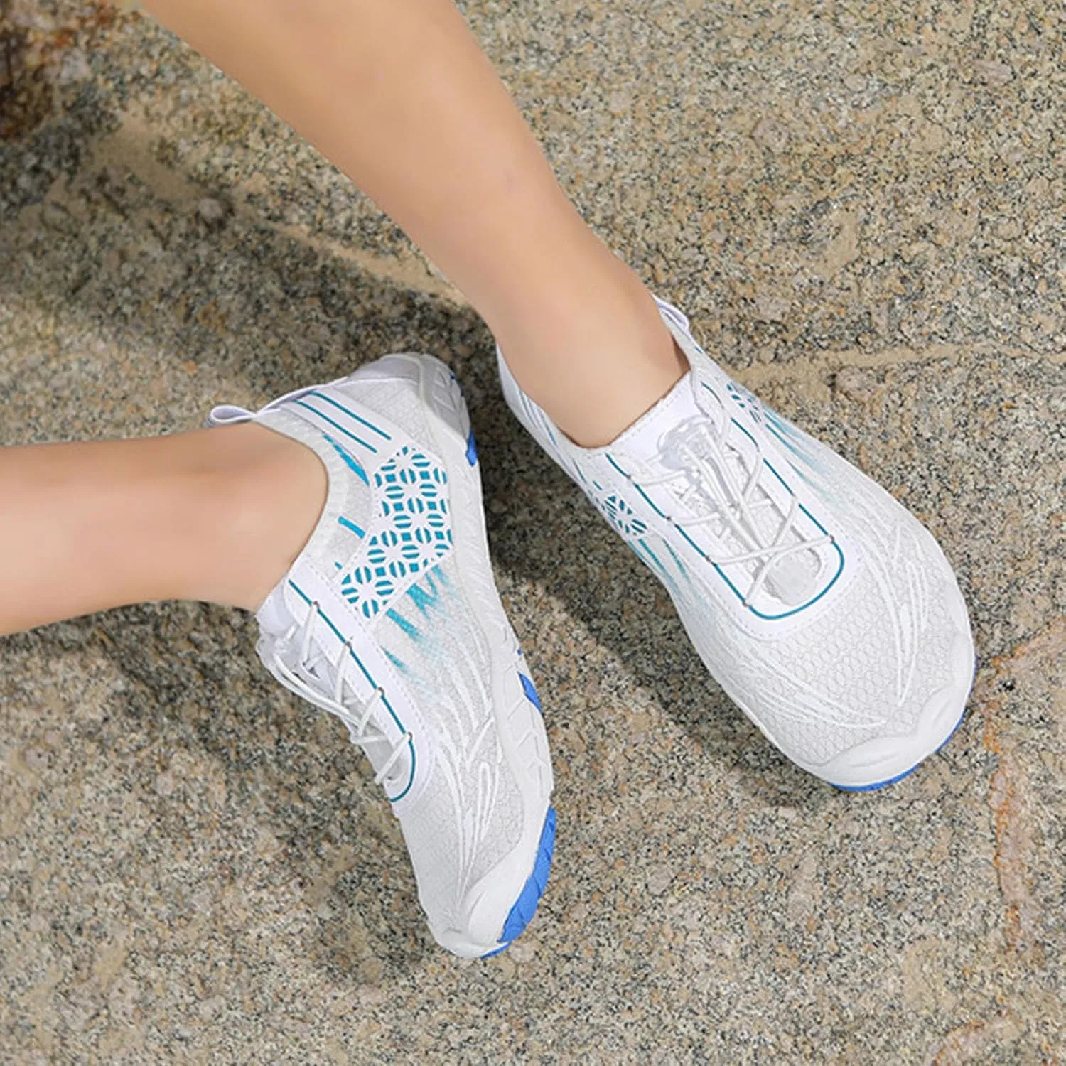 Mens Tennis Shoes Slip on Shoes Men Men's Sneaker Lightweight Breathable Mesh Slide Shoe White Sneaker