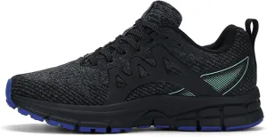 Men's Trail Running Shoes, Lightweight Hiking Sneakers with Arch Support, Non-Slip Shock Absorbing Outdoor Shoes for Mountain Trekking & Athletic Training