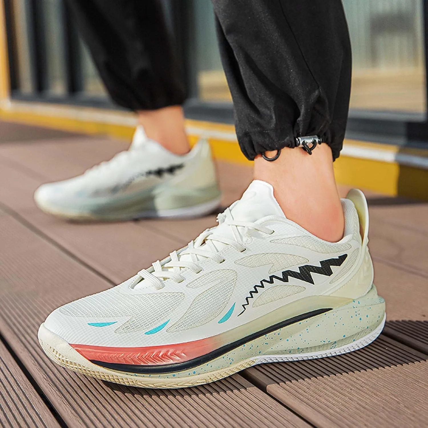 Men's Women's Basketball Shoes Lightweight Fashion Non-Slip Breathable Sneaker