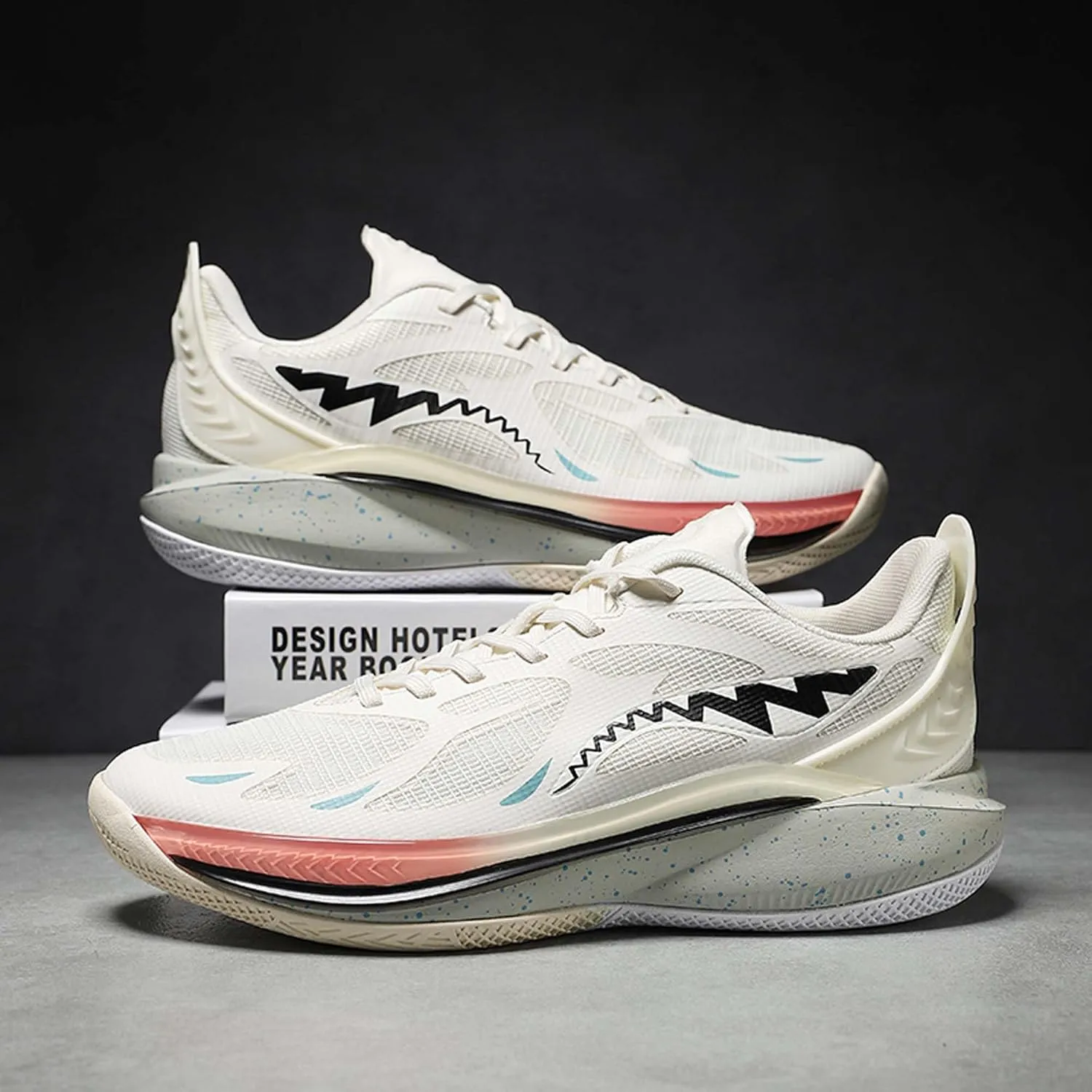 Men's Women's Basketball Shoes Lightweight Fashion Non-Slip Breathable Sneaker