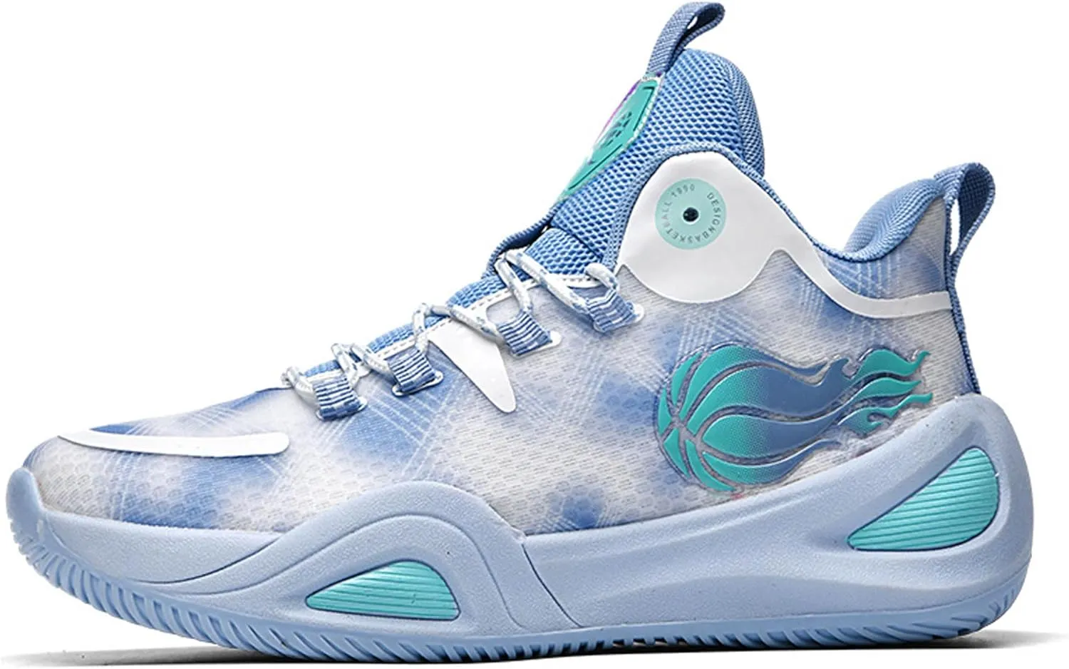 Men's Women's High Top Graffiti Anti Slip Training Basketball Shoes, Arch Support Casual Breathable Sports Running Shoes, Fitness Cushioning Walking Jogging Shoes
