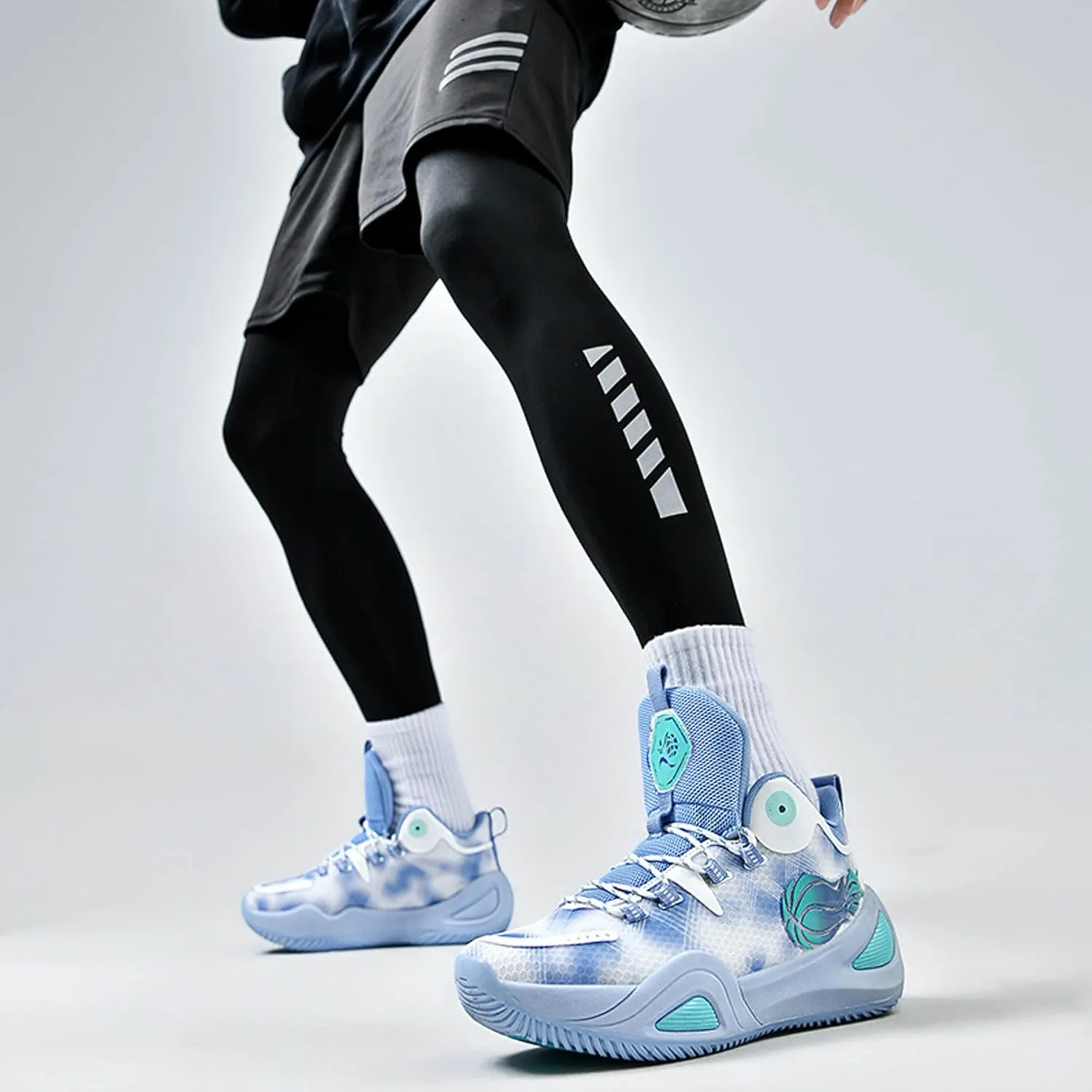 Men's Women's High Top Graffiti Anti Slip Training Basketball Shoes, Arch Support Casual Breathable Sports Running Shoes, Fitness Cushioning Walking Jogging Shoes