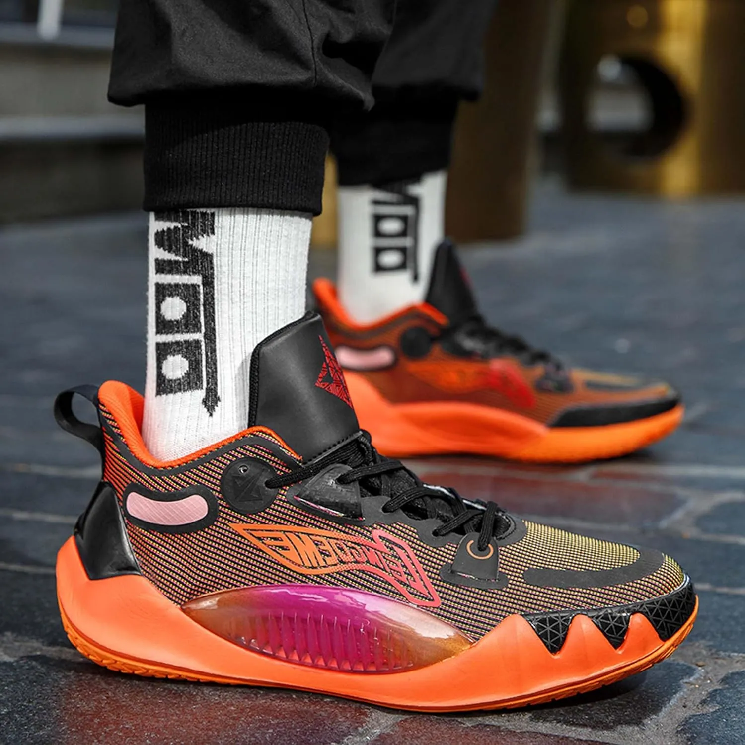 Men's Women's Unisex High Top Basketball Shoes with Arch Support and Non-Slip Design,Outdoor Walking Running Training Fitness Casual Fashion Sneakers