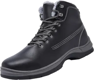 Mens Work Boots Steel Toe Hiking Sneakers Ankle Booties Women Working Shoes Steel Toe Platform Shoes Composite Toe Botas Hike Grounded Footwear