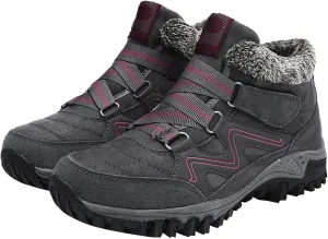 Men's Work Boots with Zipper Hiking Sneakers Boot with Comfort Women Safety Toe Shoes with Zipper Waterproof Outdoor Shoes Leather Comfortable Hike Grounded Footwear