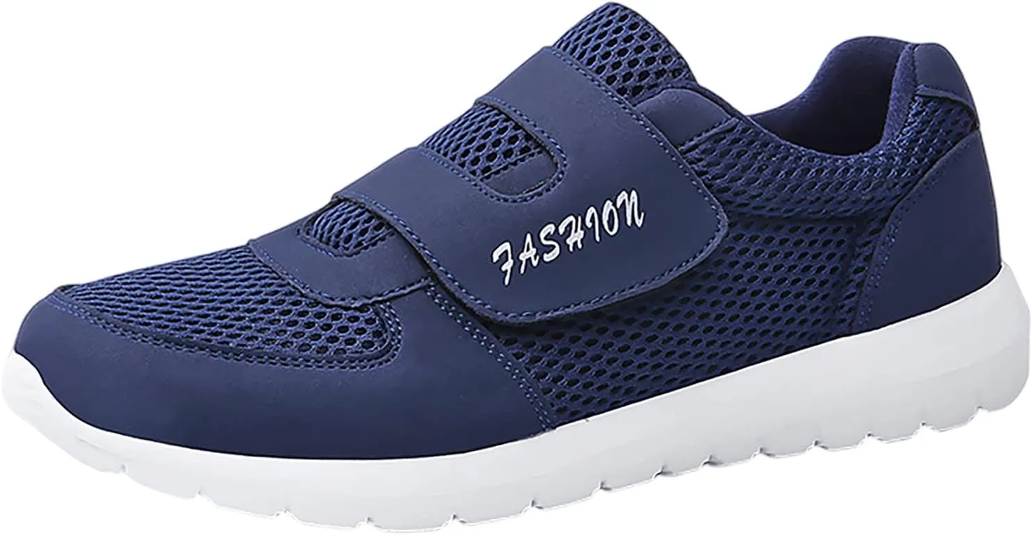Mesh Breathable Men's Sports Shoes Lightweight Lightweight Sneakers Slip on Mens Fashion Running Shoes Casual Breathable Sport Shoe with Arch Support