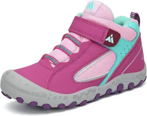 Mishansha Boys Girls Hiking Shoes Kids Anti Collision Hiking Boots Non Slip Sneakers Outdoor Trekking Walking Climbing Running