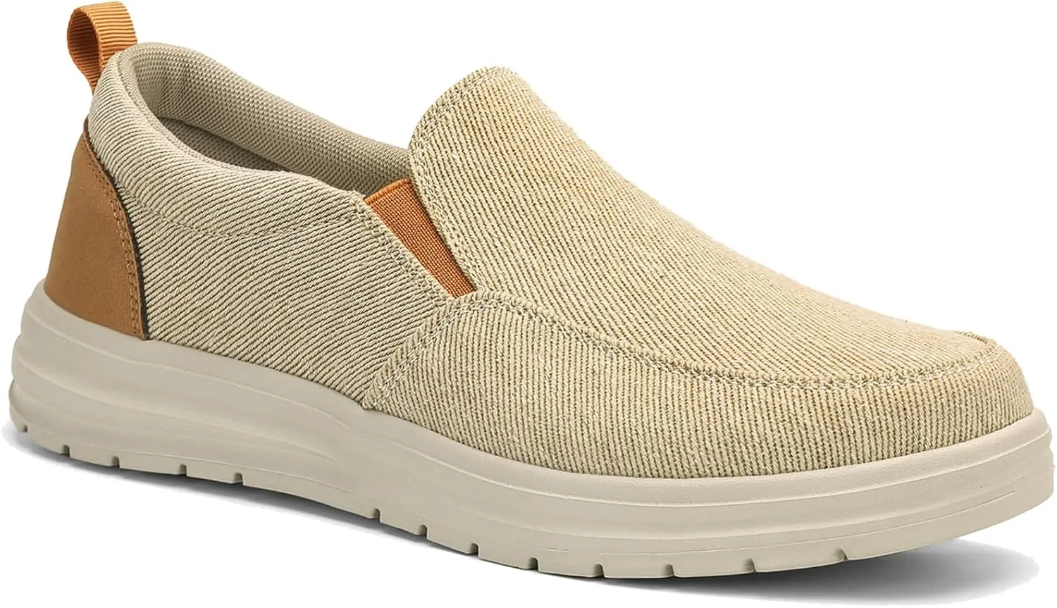 Moodeng Men's Slip on Loafers Lightweight Causal Shoes Comfortable Boat Shoes Outdoor Driving Shoes