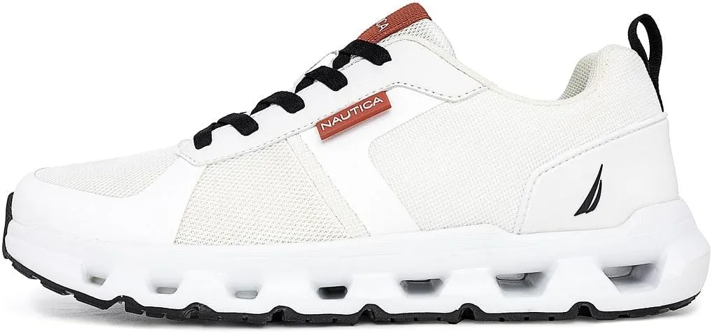 Nautica Mens Running Sneakers Sport Fashion Lace-Up Athletic Soft Shoes for Gym Tennis Men – Cushioned, Breathable, Lightweight & Comfortable