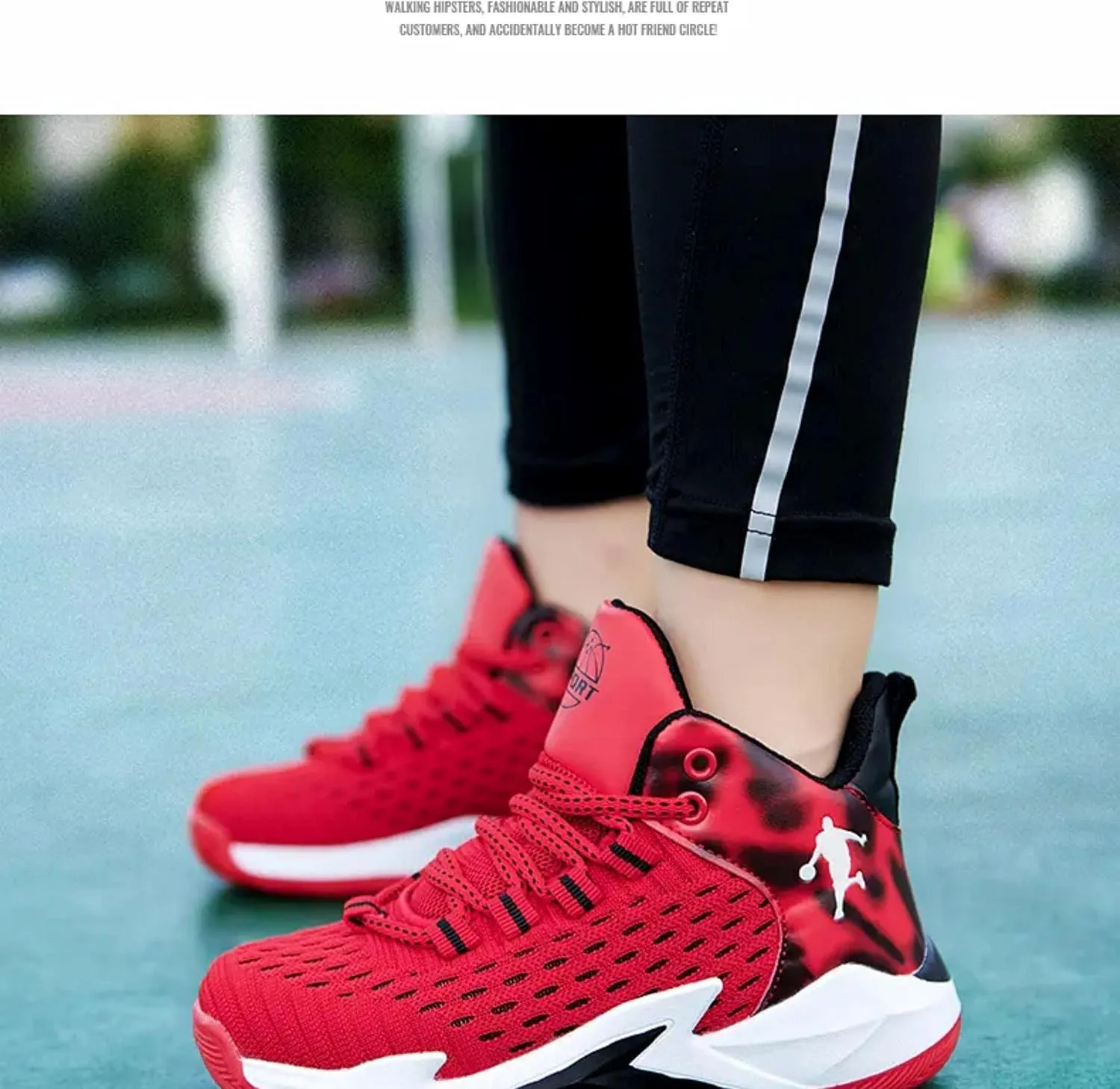 New Breathable net Basketball Shoes