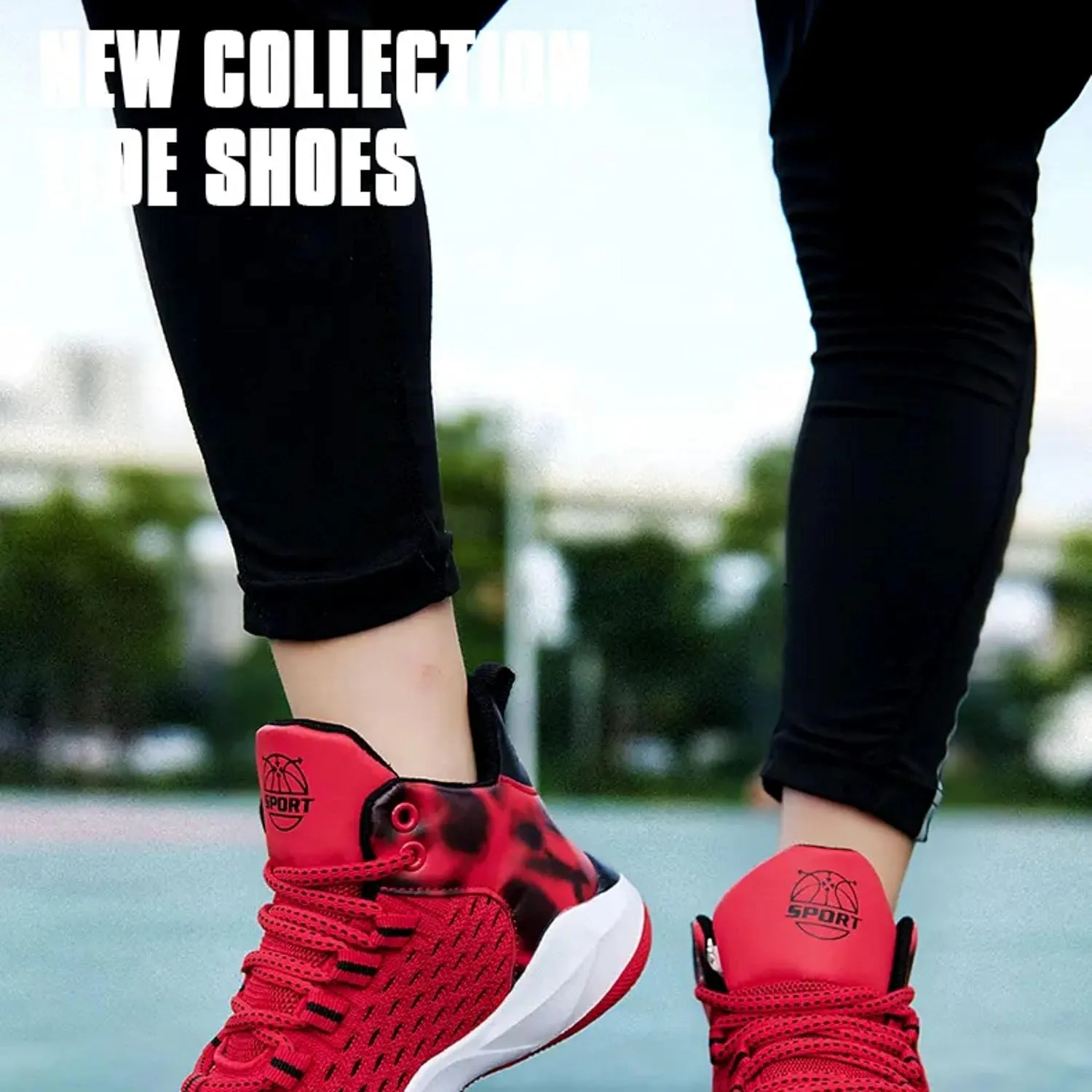 New Breathable net Basketball Shoes