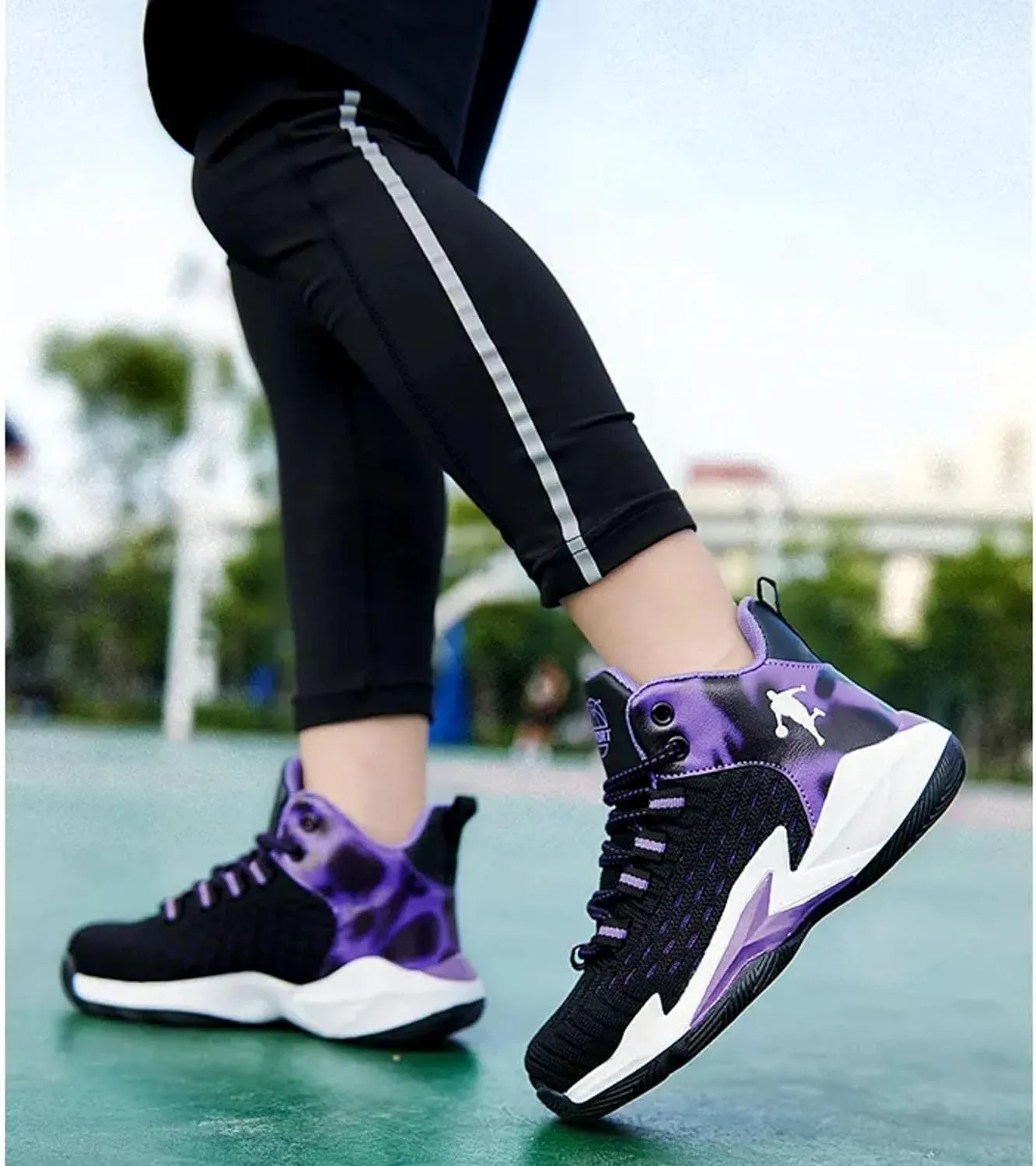 New Breathable net Basketball Shoes