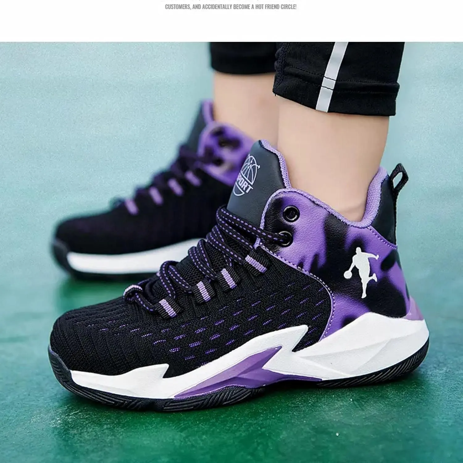 New Breathable net Basketball Shoes