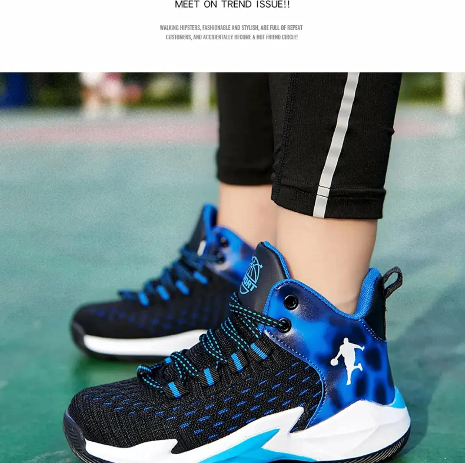 New Breathable net Basketball Shoes