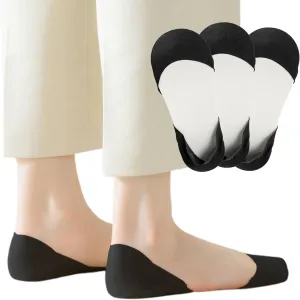 No Show Socks for Flats Heels Pumps Lofers Low Cut Non-Slip Invisible Liner Socks for Women by Flammi