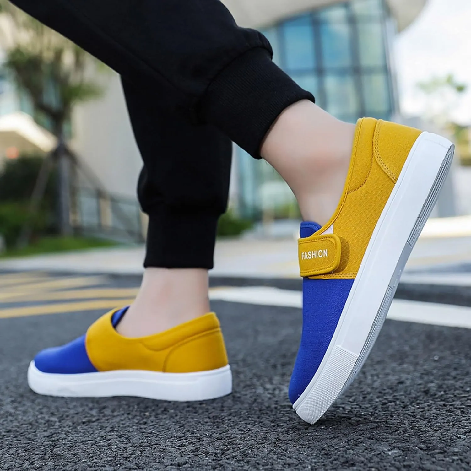 Non Slip Work Sport Shoes for Men Slip On Lightweight Breathable Fashion Sneaker Arch Support Plantar Fasciitis