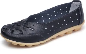 Orthopedic Loafers in Breathable Leather, Wide Size Casual Leather Orthopedic Sandals, Orthopedic Shoes for Women