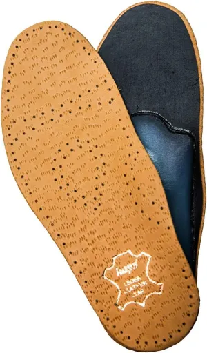 Orthotic Leather Insoles for Kids with Flat Feet, Shock Absorbing Arch Support, Relax Kids (28 EUR / 11 US Kids)