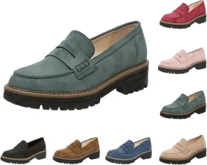 Orthoture-Orthopedic Platform Loafers Comfort Lightweight Shoes Womens Round Toe Walking Shoes Slip on Casual Shoes