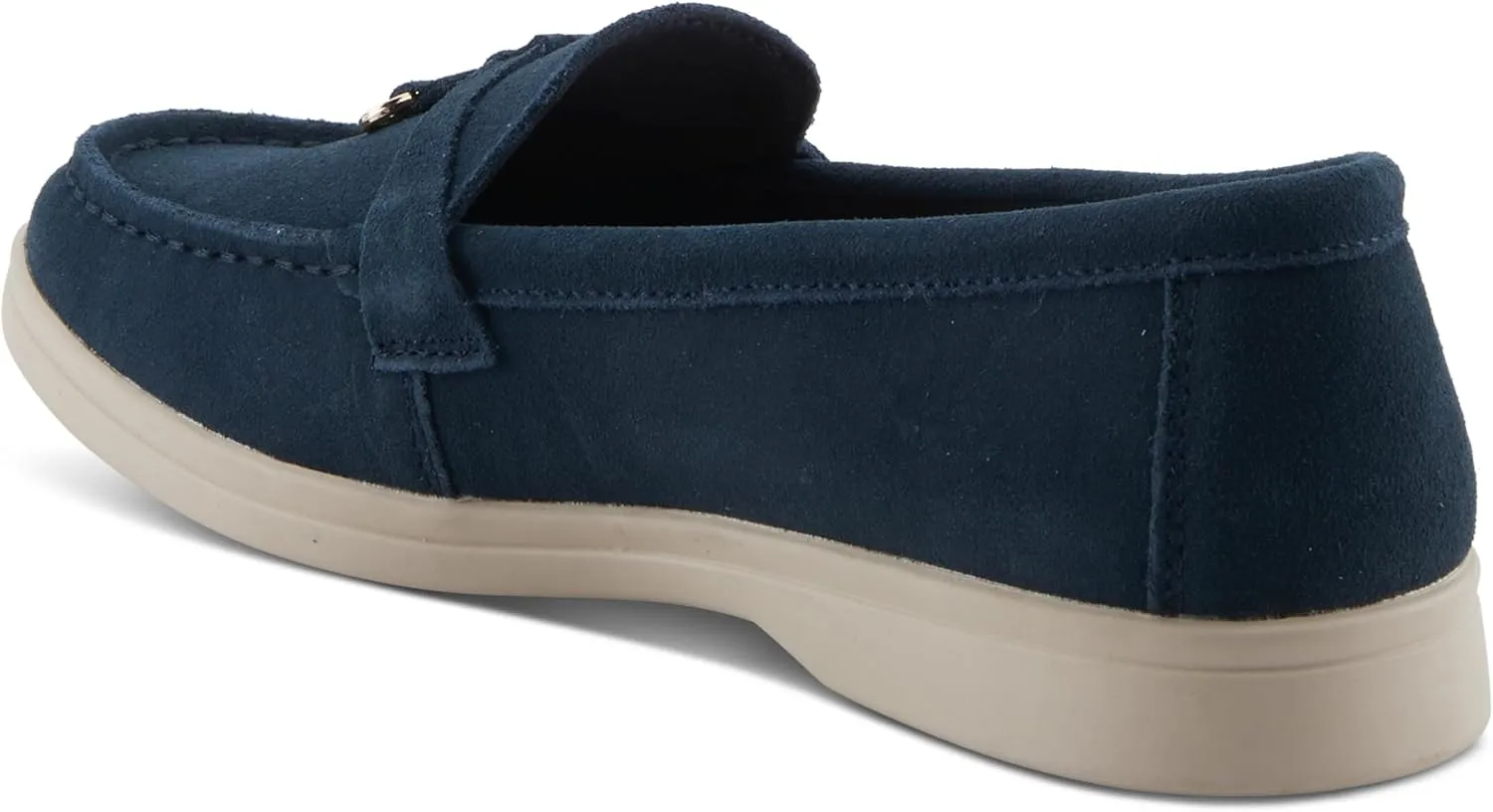 PATRIZIA Women's ISMENE Slip-On Suede Loafers - Almond Toe, Decorative Tassel, Luxurious Comfort