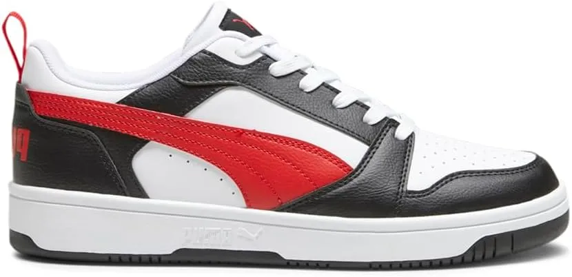 Puma Mens Rebound V6 Low Lace Up Sneakers Shoes Casual - White