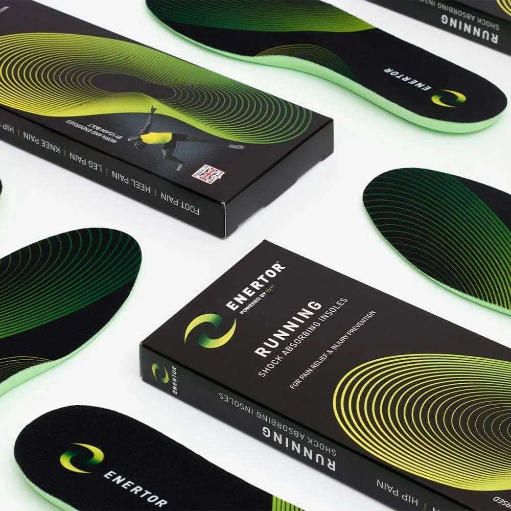 PX1 Running Insoles - Sports & Running - Full Length Orthotics, Shock Absorbing Technology - Foot & Heel Pain Relief - for Plantar Fasciitis, Achilles Tendonitis, Arch Support