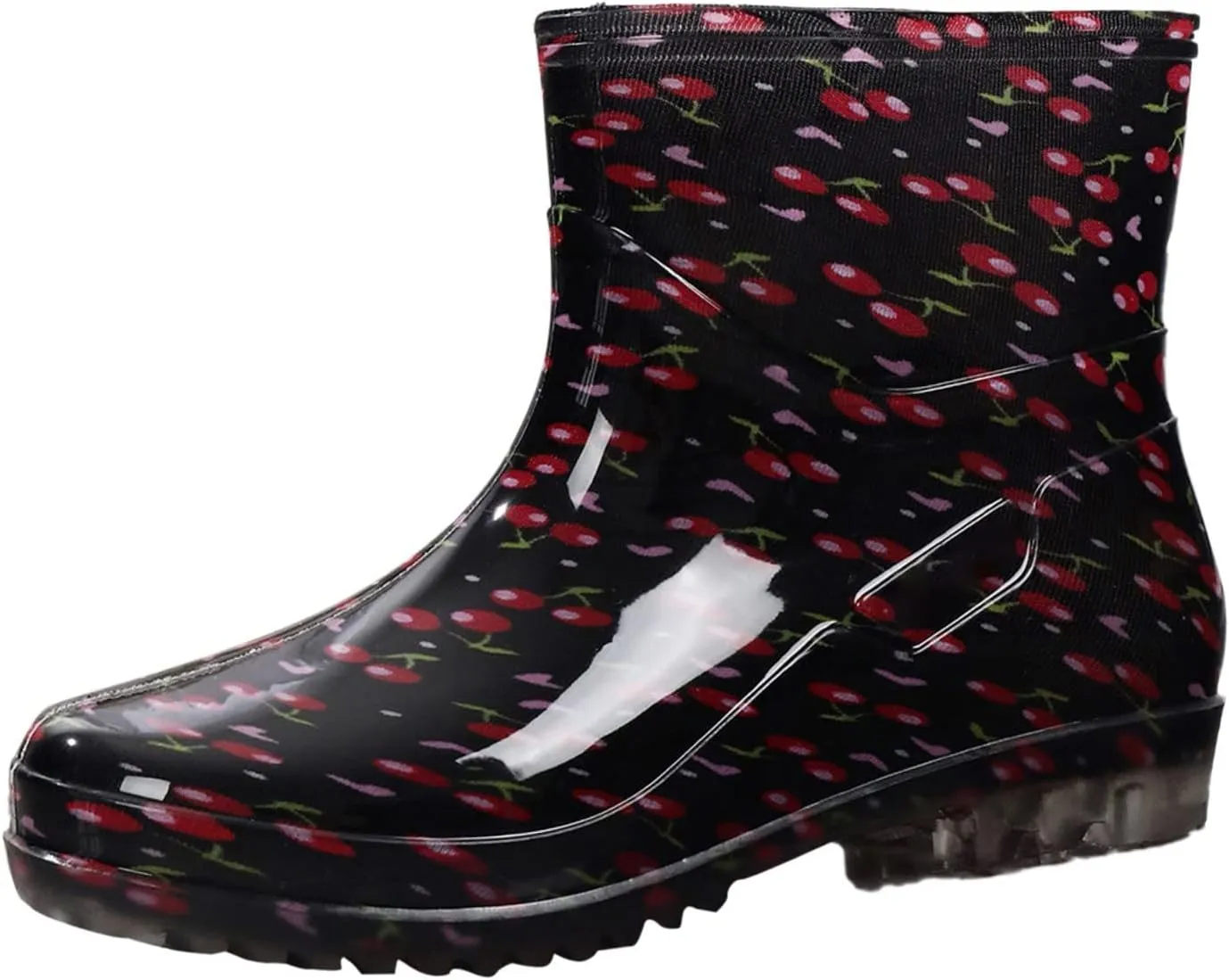 Rain Boots Women Wide Feet Mens Grounded Footwear Small Heel Booties Non Slip Work Barefoot Shoes Women's Mid Calf Rain Boots Waterproof Fashion Womens Chelsea Boots