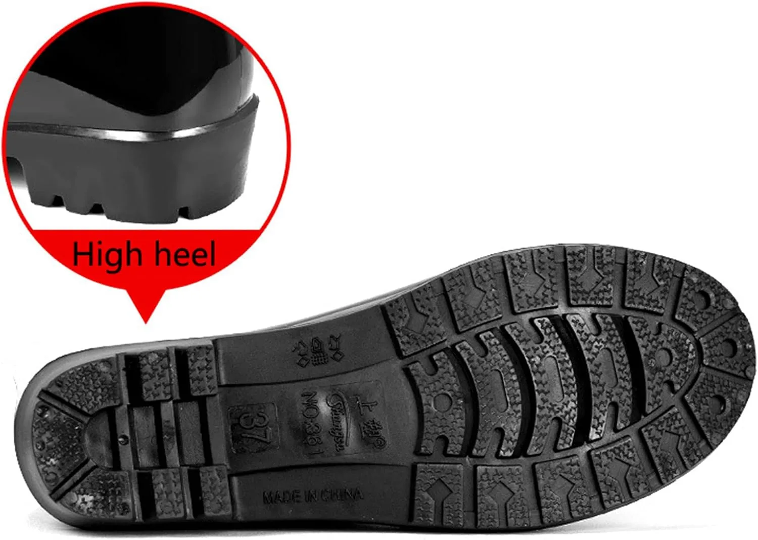 Rain Boots Women Women's Ankle Rain Boots Waterproof Garden Shoes Outdoor Work Boot for Hunting Gardening Farming