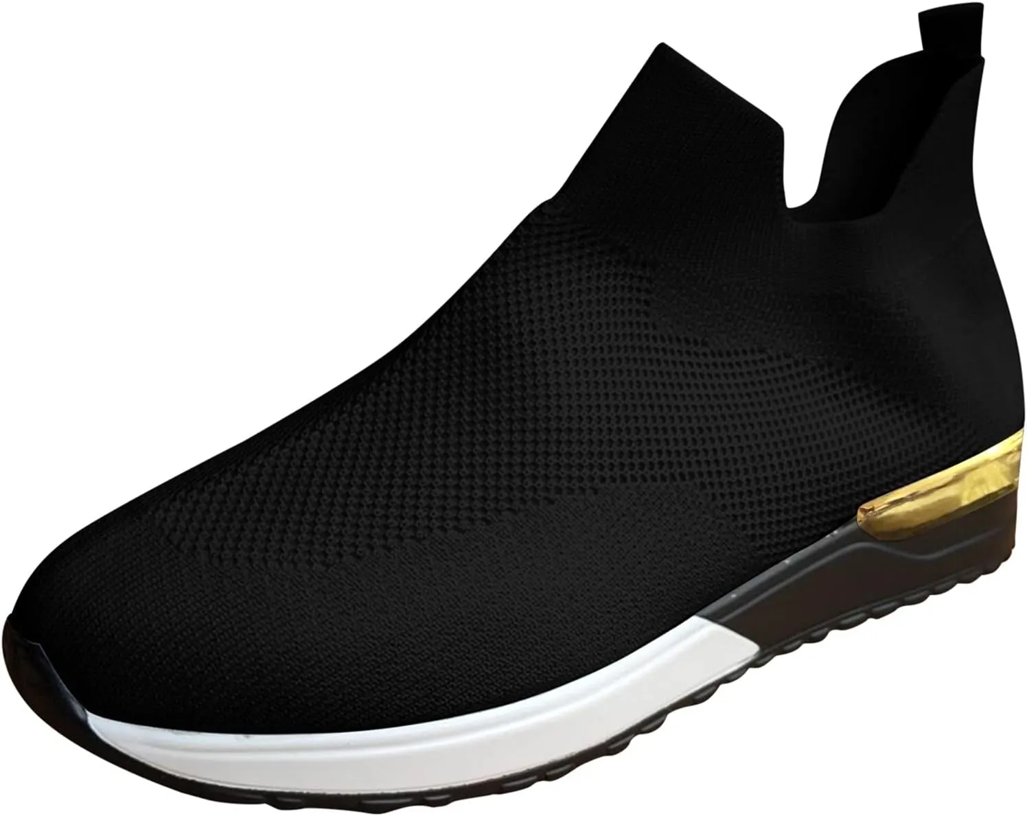 Running Shoes Womens Lightweight White Platform Sneakers Womens Walking Shoes Comfortable & Lightweight Loafers for Men Womens Slip On Sneakers with Arch Support