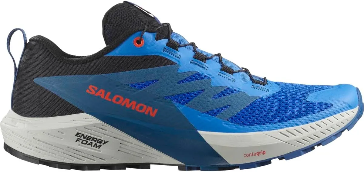 Salomon Men's Sense Ride 5 French Blue, Versatile Hiking Shoes for Comfort, Perfect for Hiking Boots & Trail Running for Outdoors Adventures 6.5