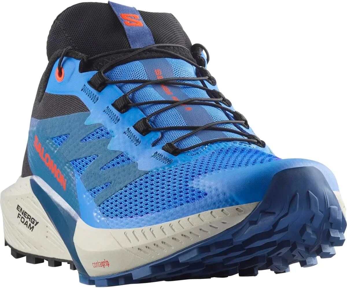 Salomon Men's Sense Ride 5 French Blue, Versatile Hiking Shoes for Comfort, Perfect for Hiking Boots & Trail Running for Outdoors Adventures 6.5