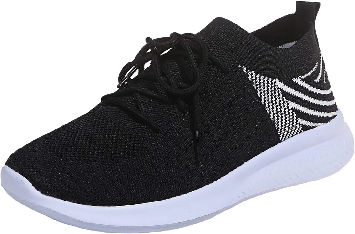 SBGMoSJ Running Shoes for Women Wide Toe Box Women's Slip On Tennis Shoes Size 8 Hiking Shoes for Women Extra Wide White Sneakers for Women Womens Black Sneakers Wide Width