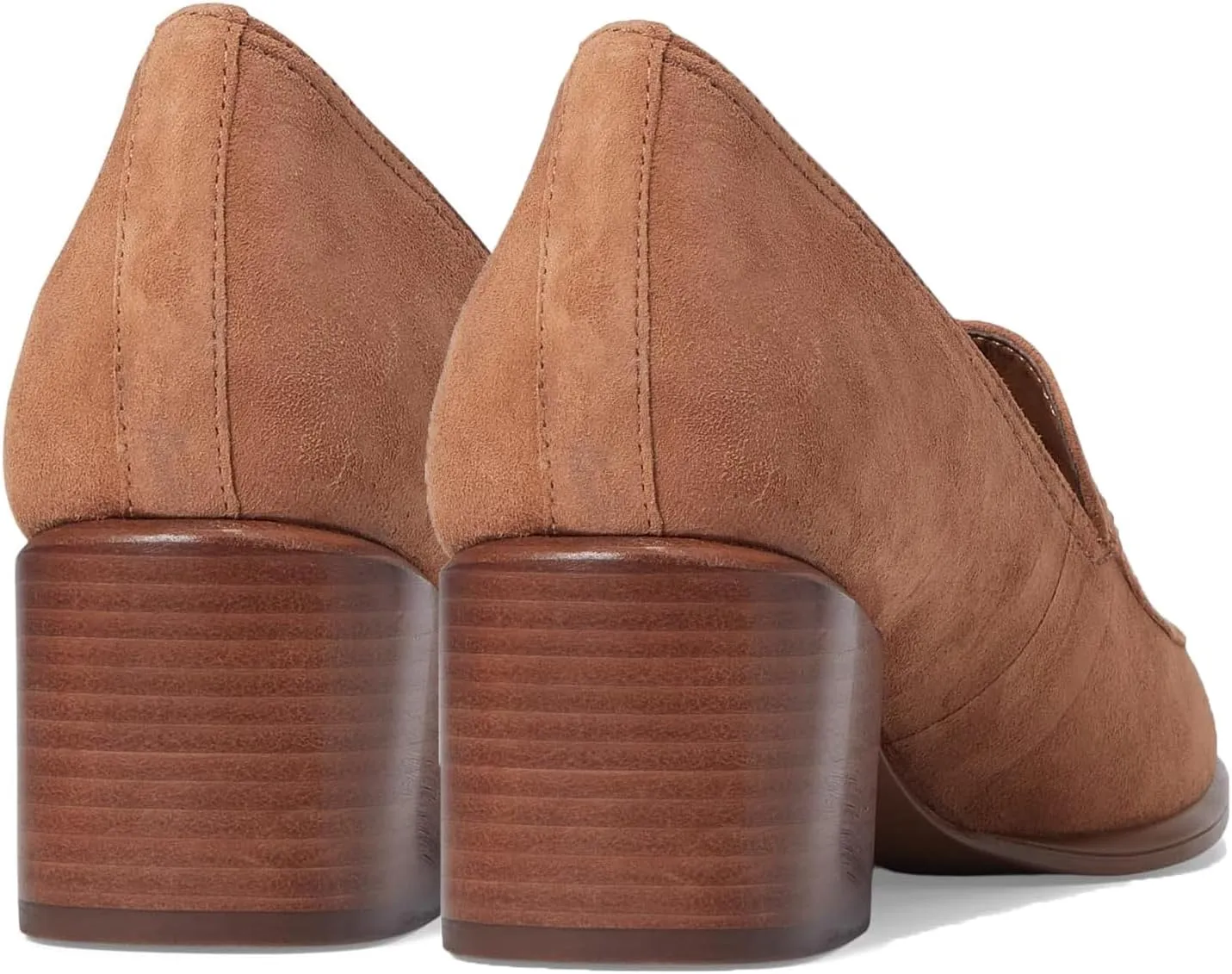 SHODENSE Women Round Toe Chunky Heel Loafers Tassel Slip On Suede Loafer Pumps Fringed Vintage 2 inch Mid Block Heel Dress Shoes with Tassels Comfortable Office Ladies Casual Walking 4-11 M US