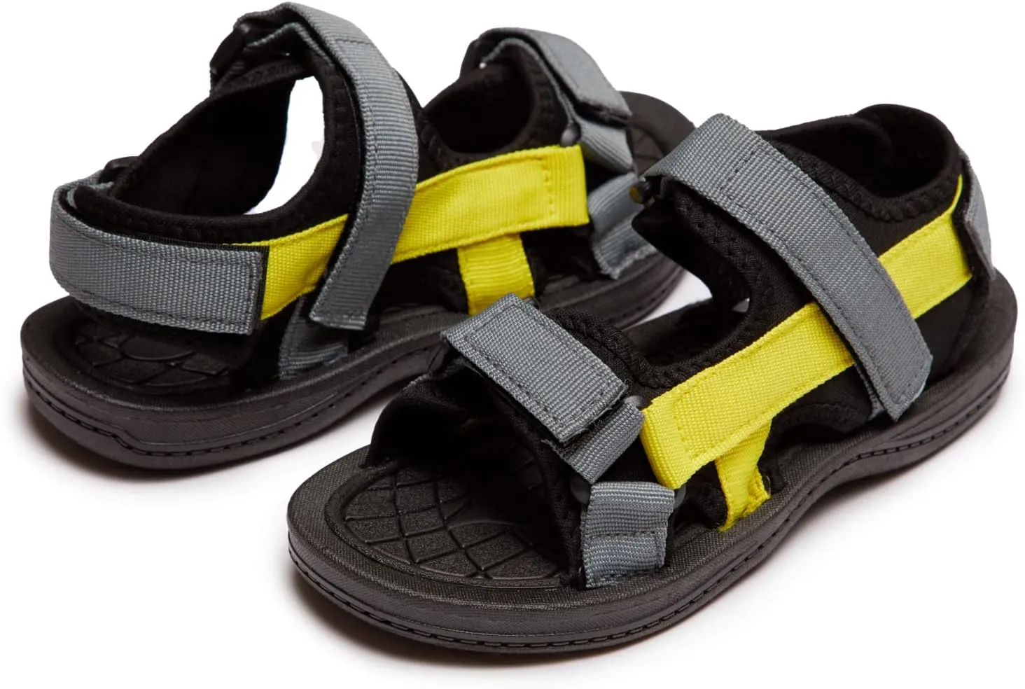 Skysole All Terrain Double Strap Sandals for Boys - Rubber Sole Amphibian Shoes for Beach, Pool, Hiking, Walking & Sports
