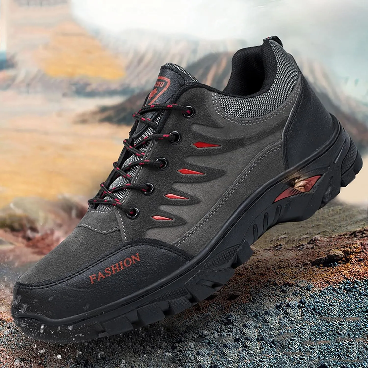 Slip on Shoes for Men Gym Shoes Men's Casual Sneakers Mesh Breathable Walking Shoes Blue Tennis Shoes for Men