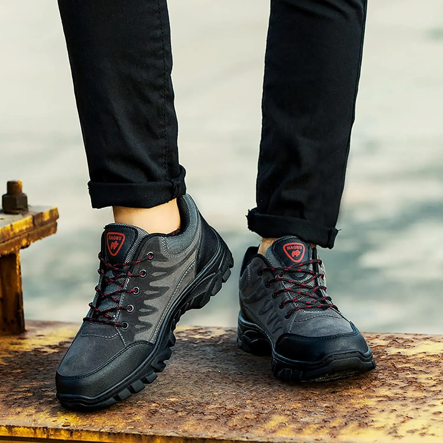 Slip on Shoes for Men Gym Shoes Men's Casual Sneakers Mesh Breathable Walking Shoes Blue Tennis Shoes for Men