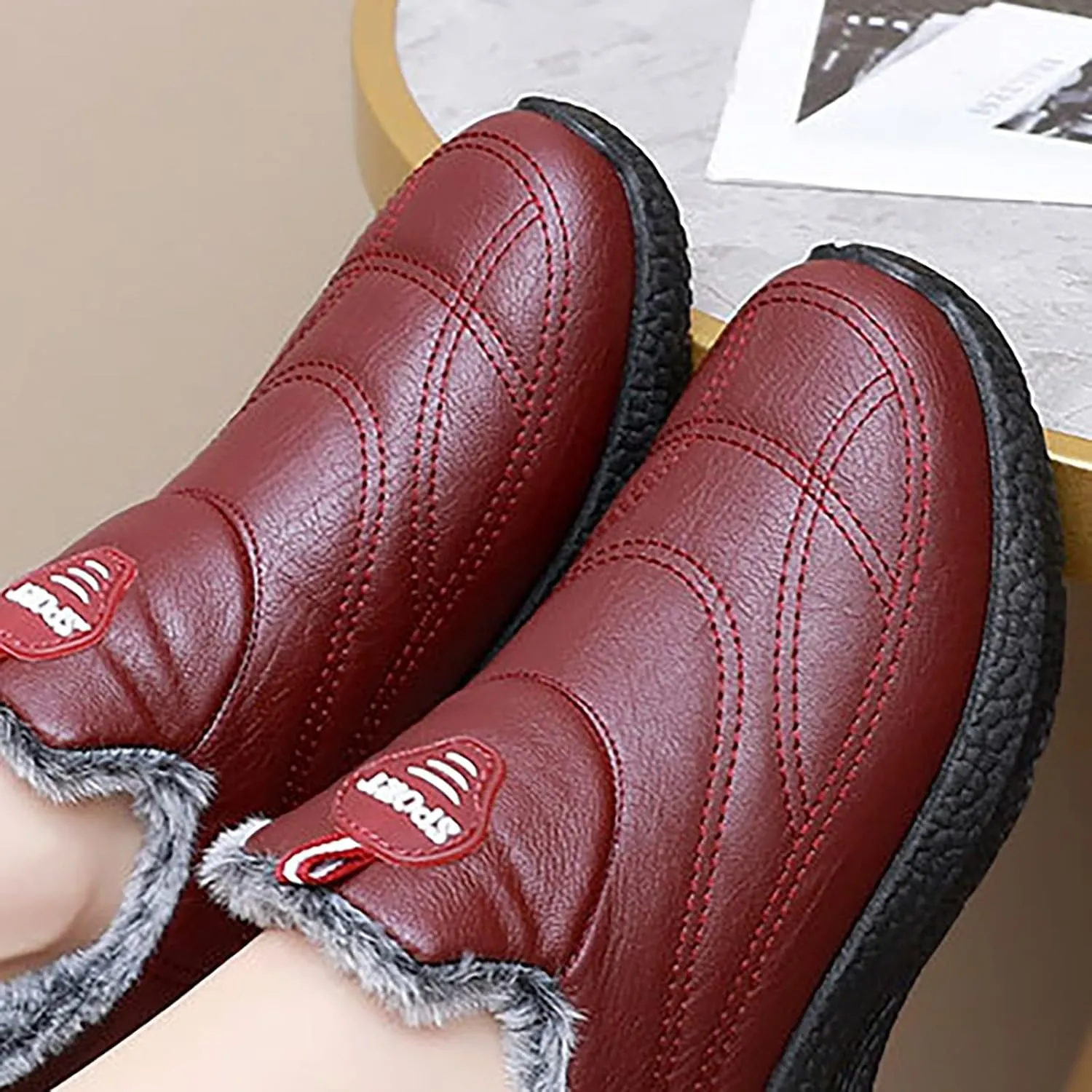 Slip On Sneakers Men Men's Running Shoes Women's White Fashion Sneakers Round Toe Slip On Casual Loafers for Women Dressy Womens Sneakers Wide Width