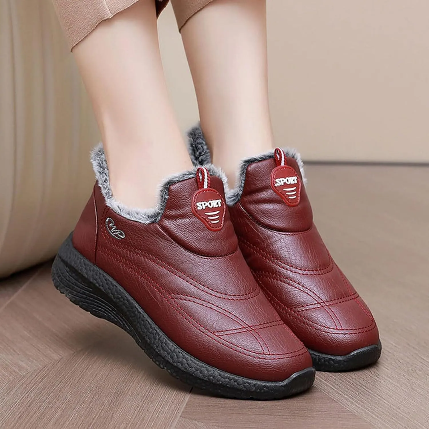 Slip On Sneakers Men Men's Running Shoes Women's White Fashion Sneakers Round Toe Slip On Casual Loafers for Women Dressy Womens Sneakers Wide Width