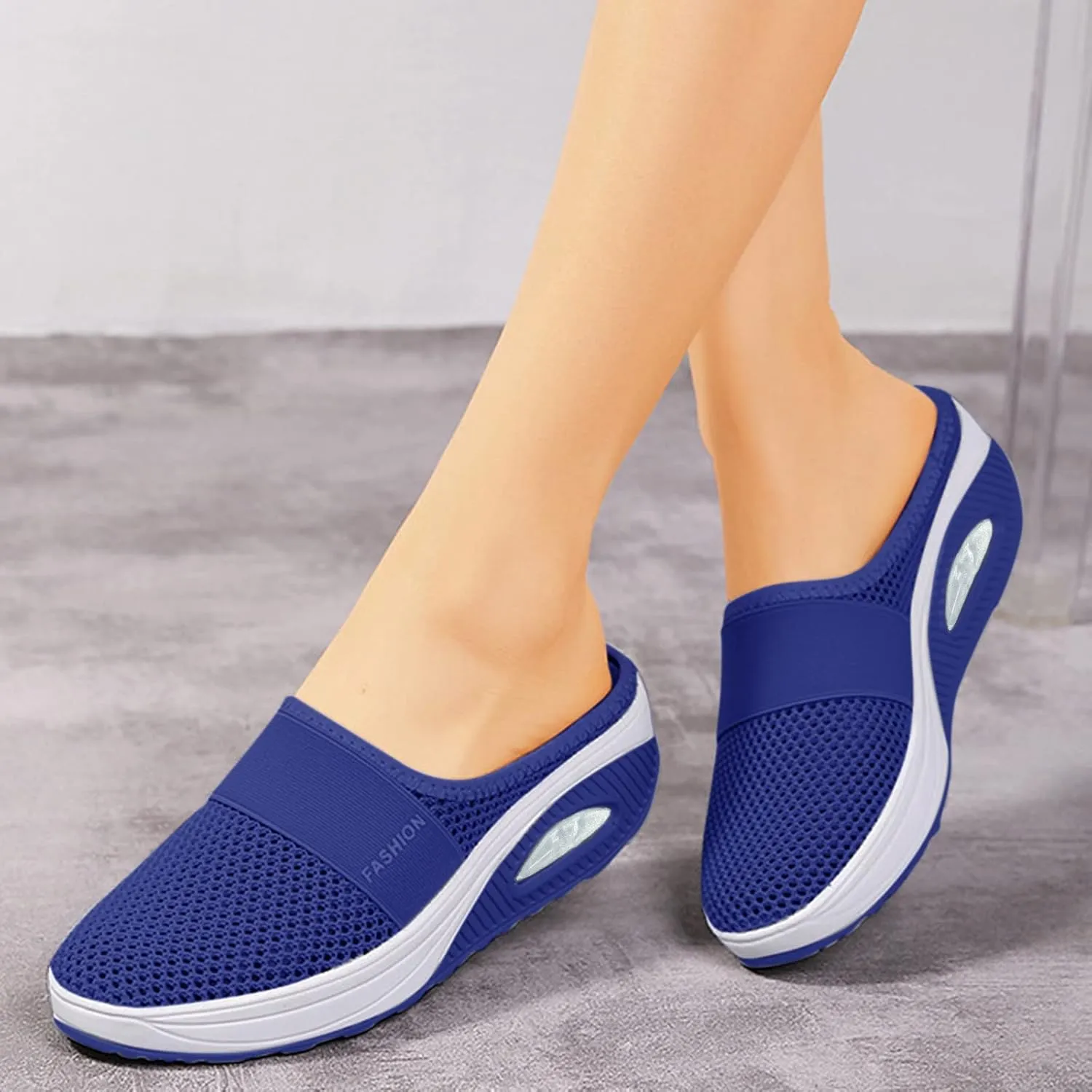 Slip on Sneakers Women Non Slip Gym Workout Shoes Walk Shoes for Women Lace Up Fashion Comfortable Walking Shoes